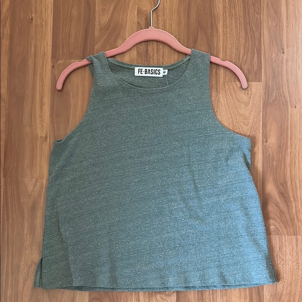 Fighting Eel Olive Green Tank Top